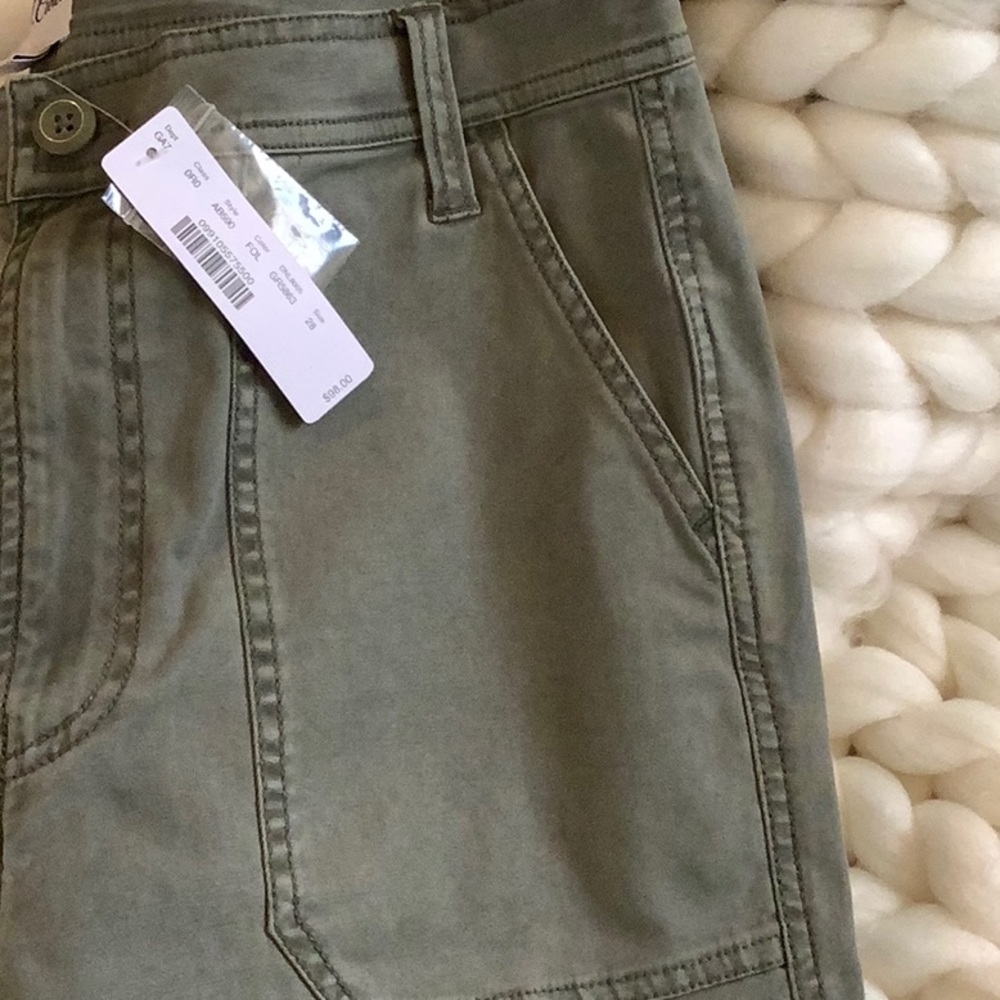 Jcrew army green cargo pants